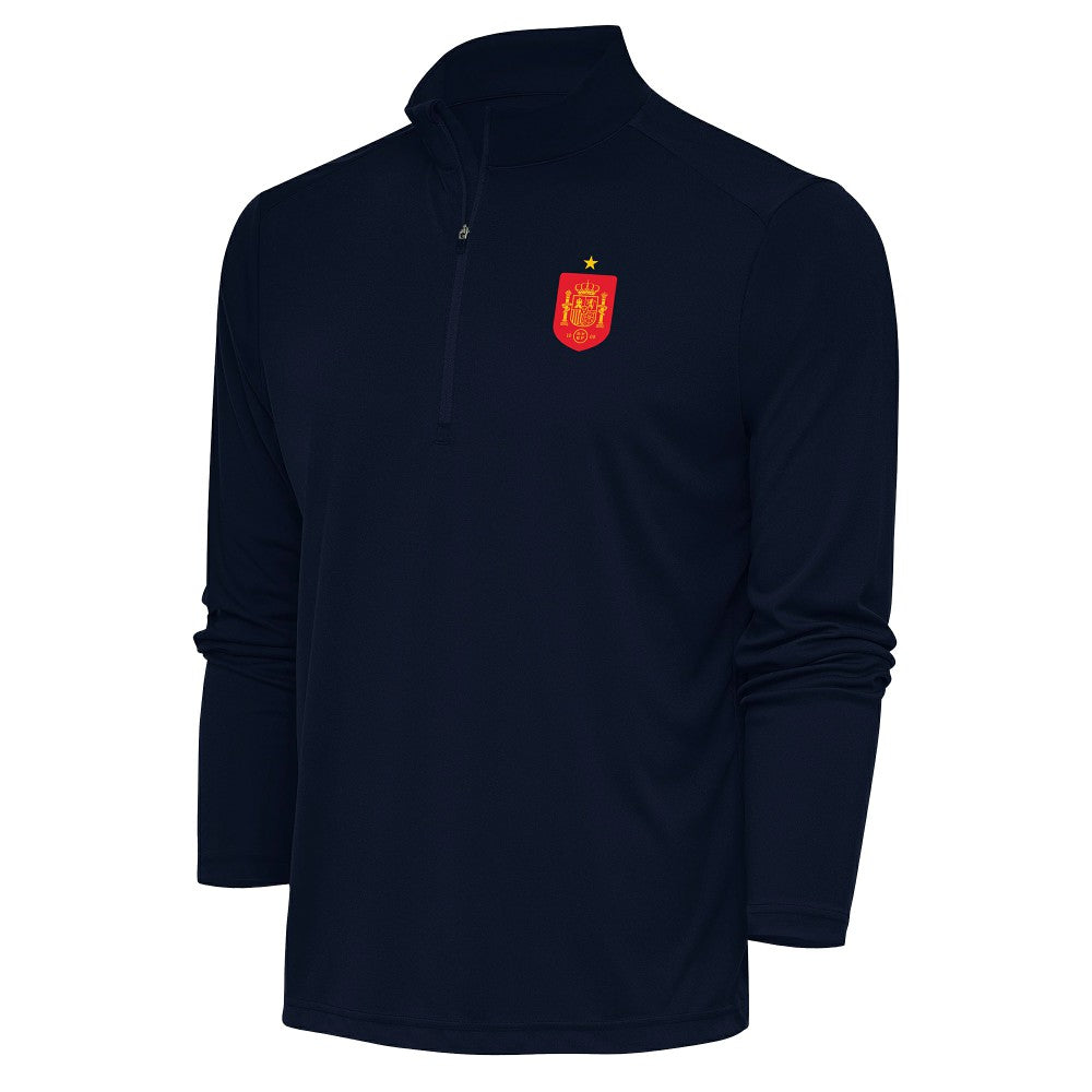 Spain National Team Antigua Statement Quarter-Zip Pullover - Navy online