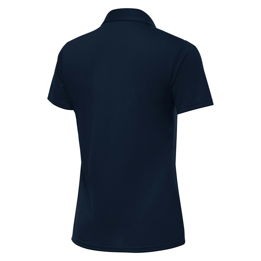 Spain National Team Antigua Women's Statement Y-Neck Polo - Navy cheap