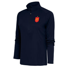 Spain National Team Antigua Women's Statement Half-Zip Pullover - Navy on sale