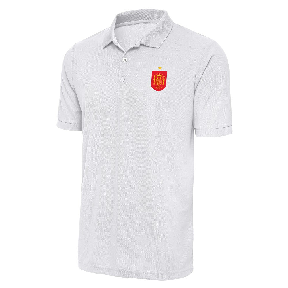 Spain National Team Antigua Derive Polo - White on sale