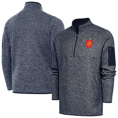 Spain National Team Antigua Elevate Quarter-Zip Pullover - Heather Navy cheap