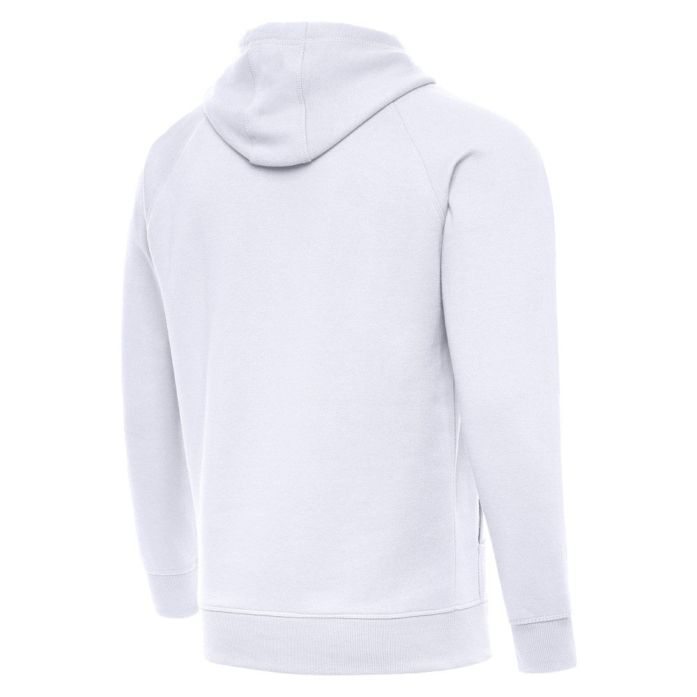 Spain National Team Antigua Takeover Fleece Raglan Hoodie - White cheap