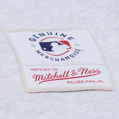 San Francisco Giants Women's Script Cropped Boxy T-Shirt - Heather Gray | Mitchell & Ness
