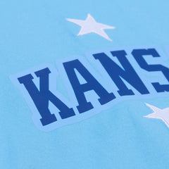 Kansas City Royals Women's Pep Rally Cropped Boxy T-Shirt - Light Blue | Mitchell & Ness