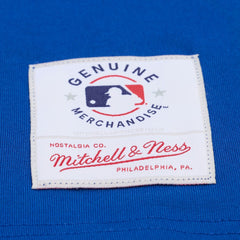 Philadelphia Phillies Women's Pep Rally Cropped Boxy T-Shirt - Royal | Mitchell & Ness