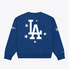 Los Angeles Dodgers Women's Pep Rally Sweatshirt - Royal | Mitchell & Ness