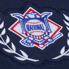 Atlanta Braves Women's Pep Rally Sweatshirt - Navy | Mitchell & Ness