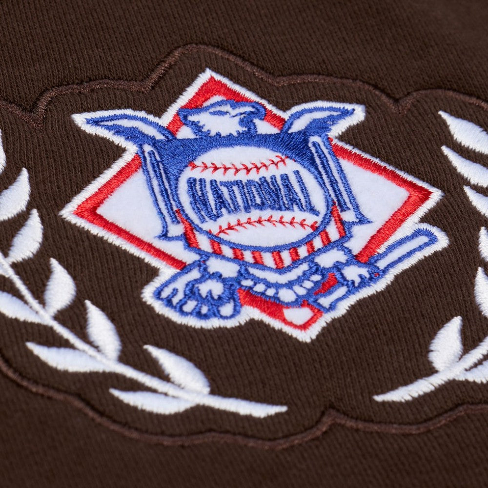San Diego Padres Women's Pep Rally Sweatshirt - Brown | Mitchell & Ness