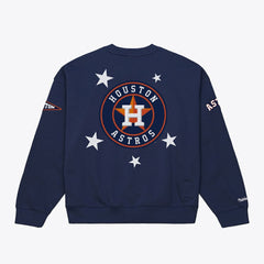 Houston Astros Women's Pep Rally Sweatshirt - Navy | Mitchell & Ness