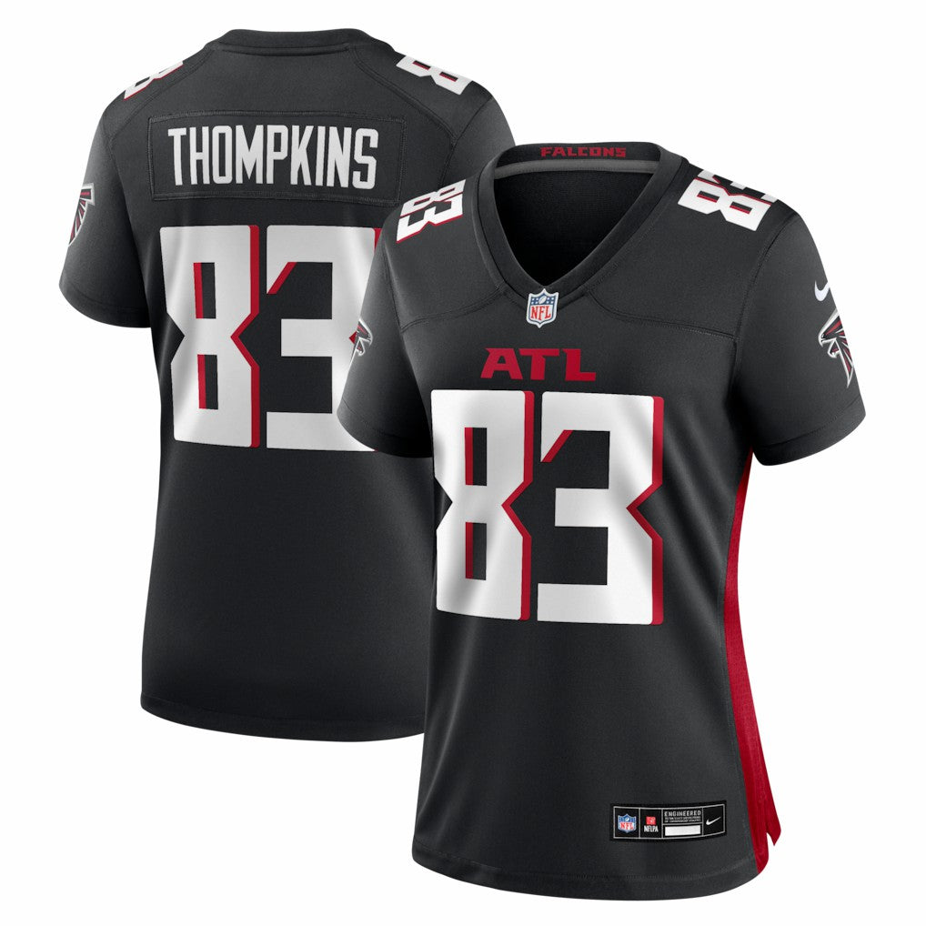 Deven Thompkins Atlanta Falcons Women's Team Game Jersey - Black | Nike on sale