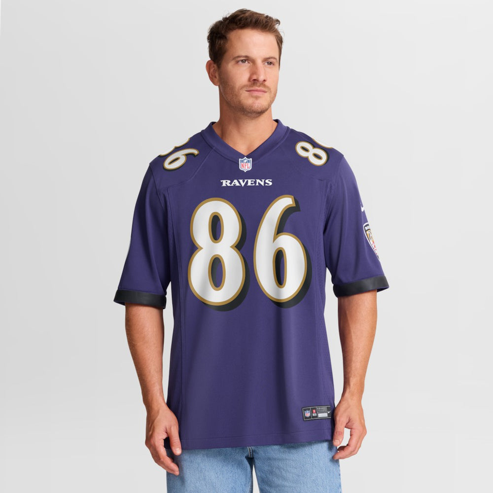 Cornelius Johnson Baltimore Ravens Team Game Jersey - Purple | Nike on sale