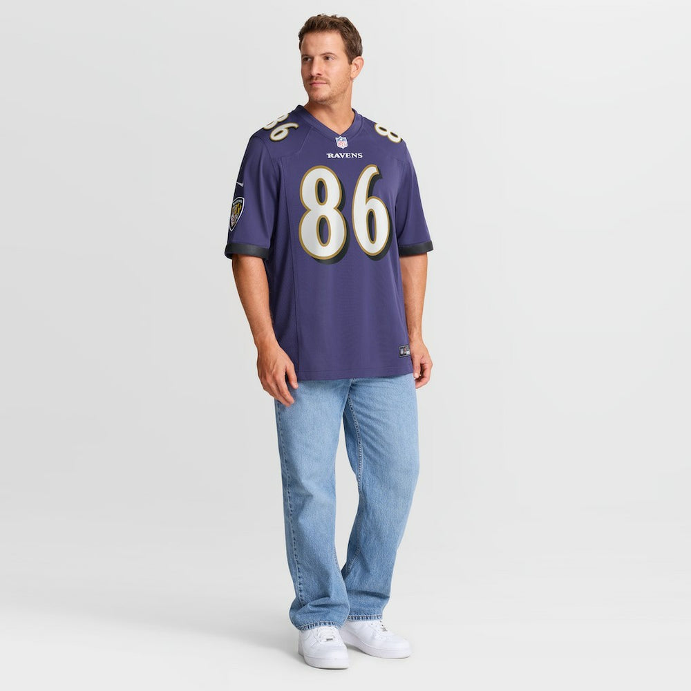 Cornelius Johnson Baltimore Ravens Team Game Jersey - Purple | Nike on sale