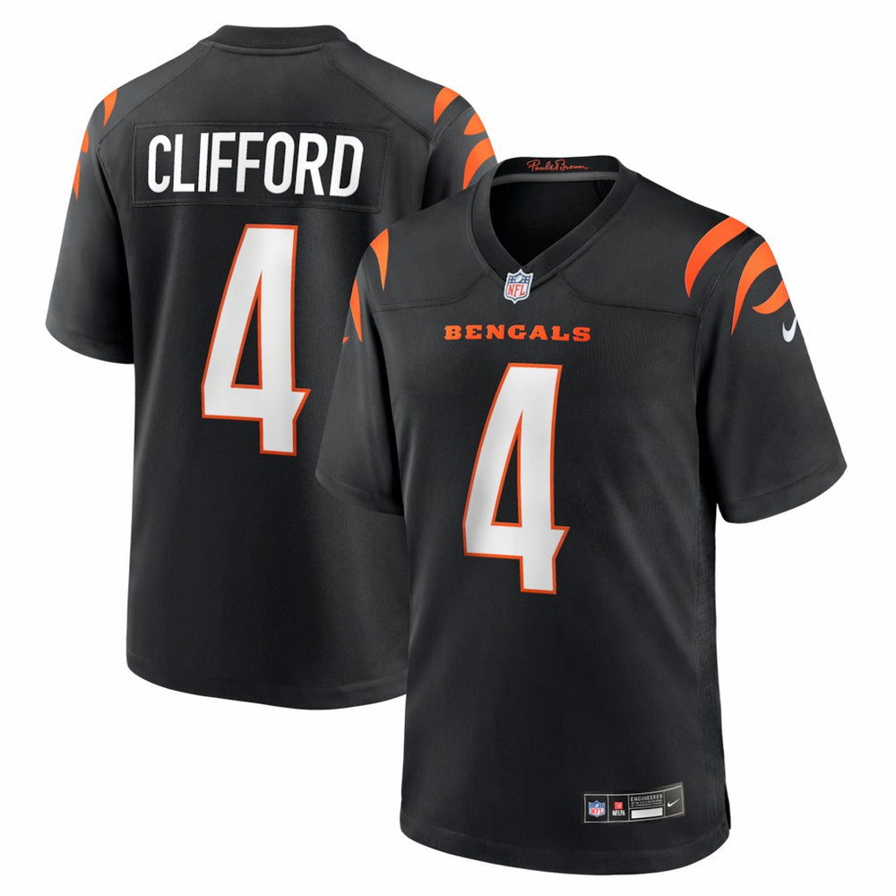 Sean Clifford Cincinnati Bengals Team Game Jersey - Black | Nike sale