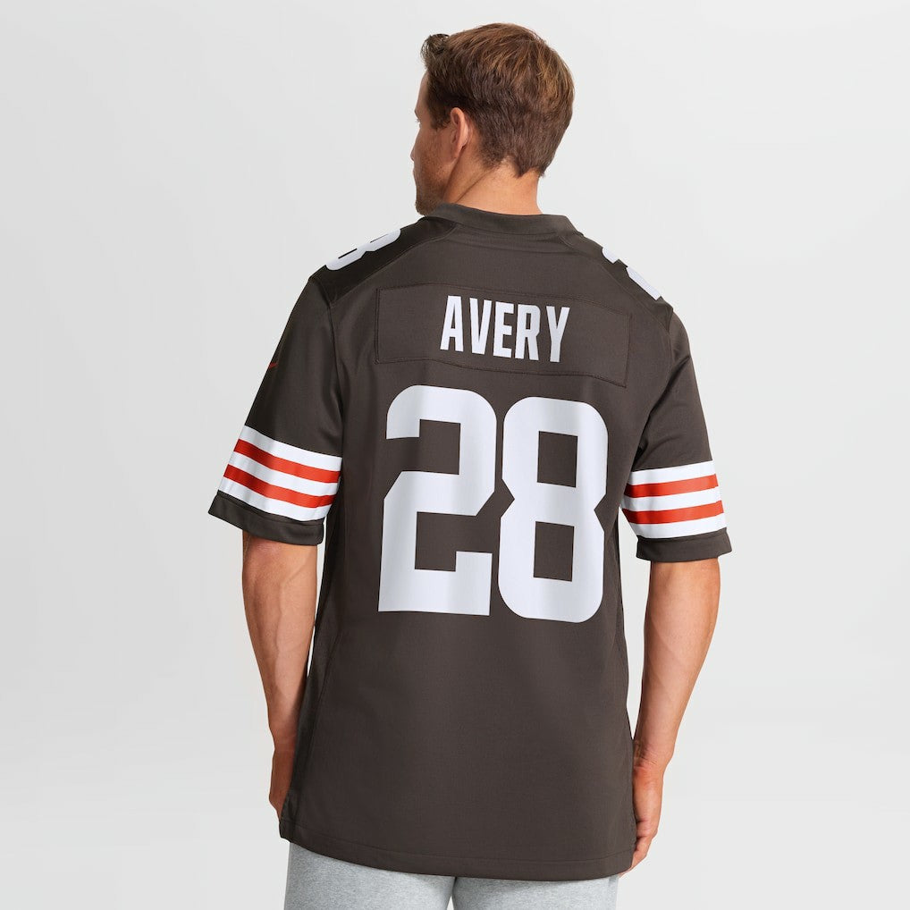 Tre Avery Cleveland Browns Team Game Jersey - Brown | Nike outlet