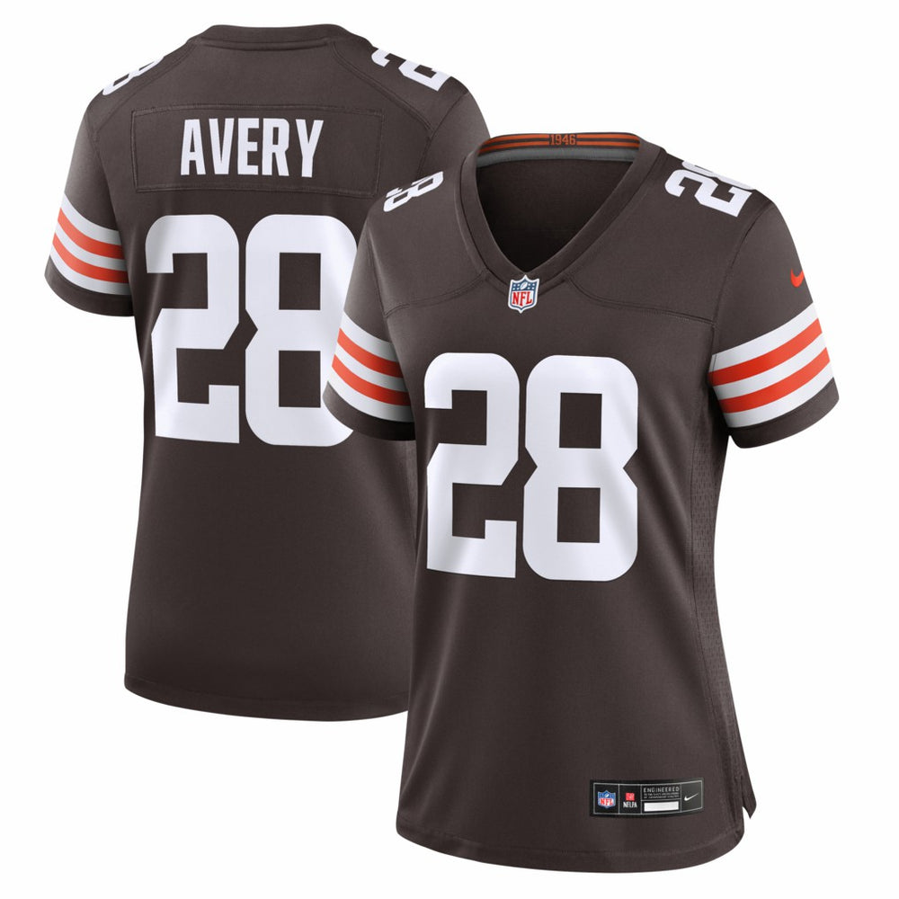 Tre Avery Cleveland Browns Women's Team Game Jersey - Brown | Nike for sale