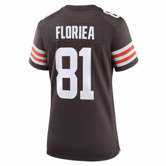 Luke Floriea Cleveland Browns Women's Team Game Jersey - Brown | Nike outlet