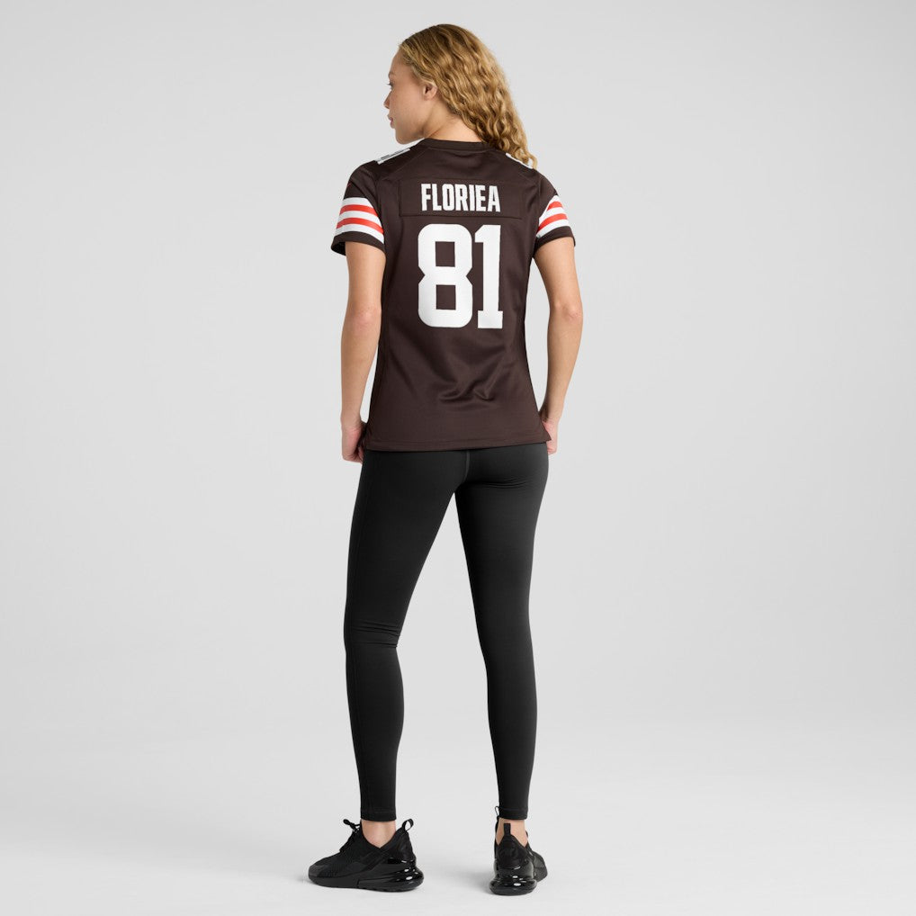 Luke Floriea Cleveland Browns Women's Team Game Jersey - Brown | Nike outlet