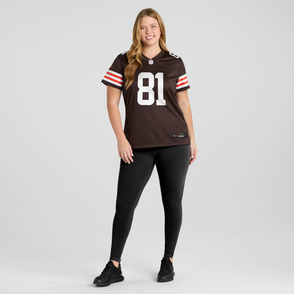 Luke Floriea Cleveland Browns Women's Team Game Jersey - Brown | Nike outlet