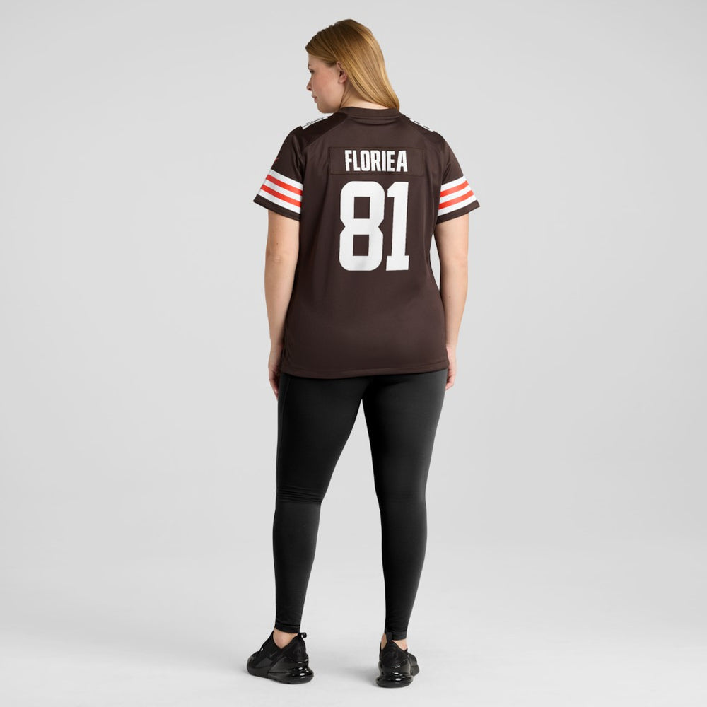 Luke Floriea Cleveland Browns Women's Team Game Jersey - Brown | Nike outlet