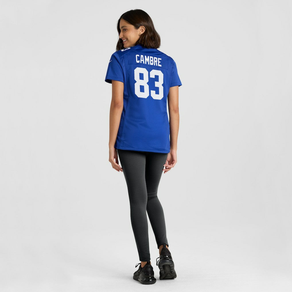 Dalen Cambre New York Giants Women's Team Game Jersey - Royal | Nike sale