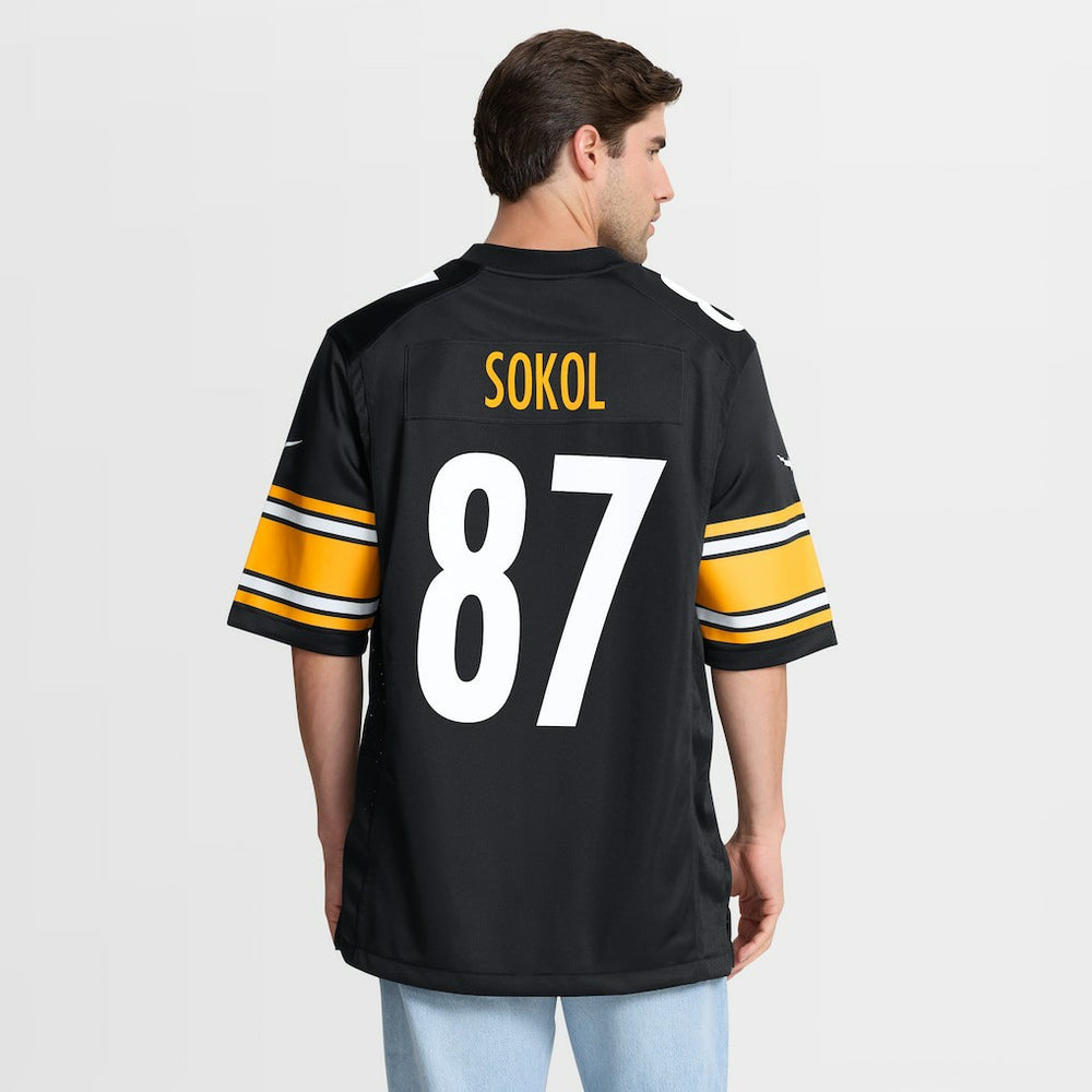 Matt Sokol Pittsburgh Steelers Team Game Jersey - Black | Nike for sale