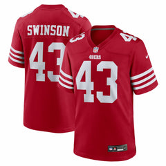 Messiah Swinson San Francisco 49ers Team Game Jersey - Scarlet | Nike cheap