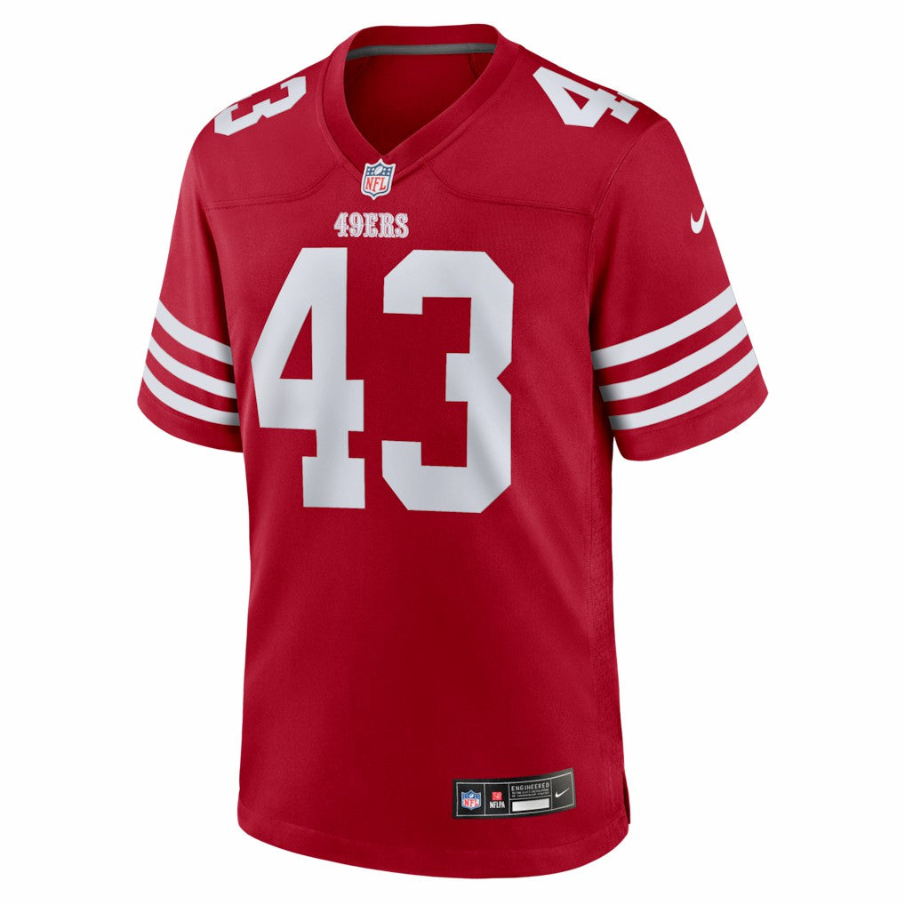 Messiah Swinson San Francisco 49ers Team Game Jersey - Scarlet | Nike cheap