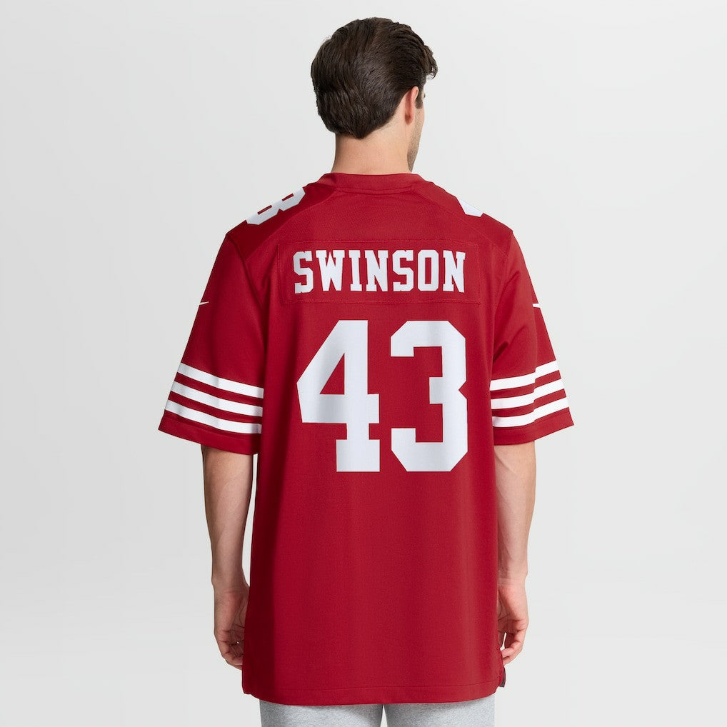 Messiah Swinson San Francisco 49ers Team Game Jersey - Scarlet | Nike cheap