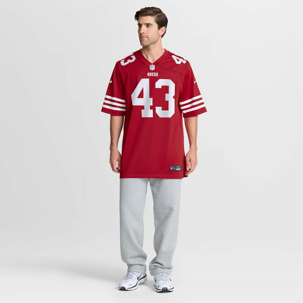 Messiah Swinson San Francisco 49ers Team Game Jersey - Scarlet | Nike cheap