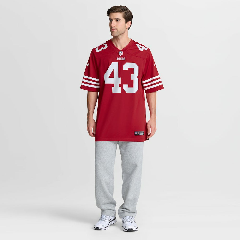 Messiah Swinson San Francisco 49ers Team Game Jersey - Scarlet | Nike cheap