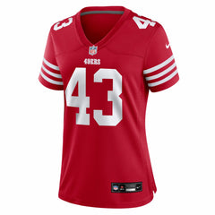 Messiah Swinson San Francisco 49ers Women's Team Game Jersey - Scarlet | Nike on sale
