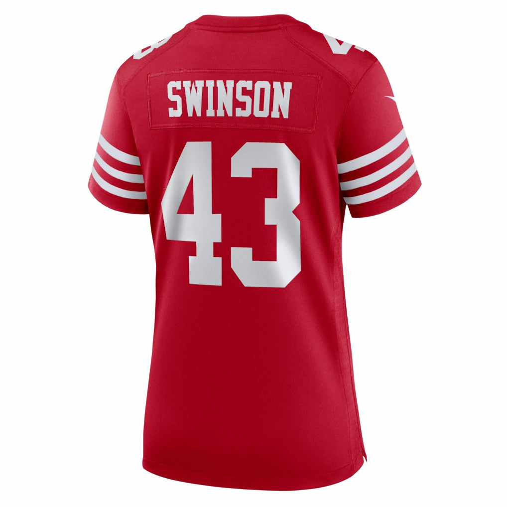 Messiah Swinson San Francisco 49ers Women's Team Game Jersey - Scarlet | Nike on sale