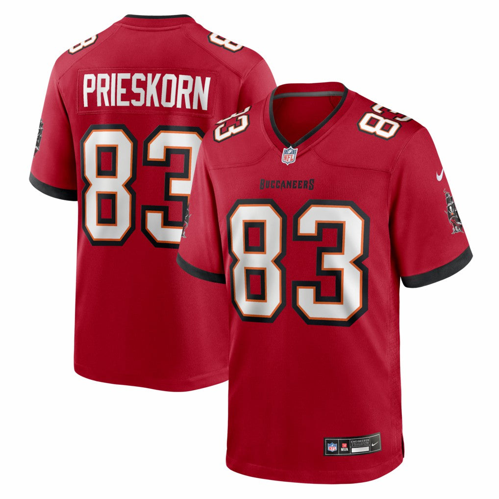 Caden Prieskorn Tampa Bay Buccaneers Team Game Jersey - Red | Nike online