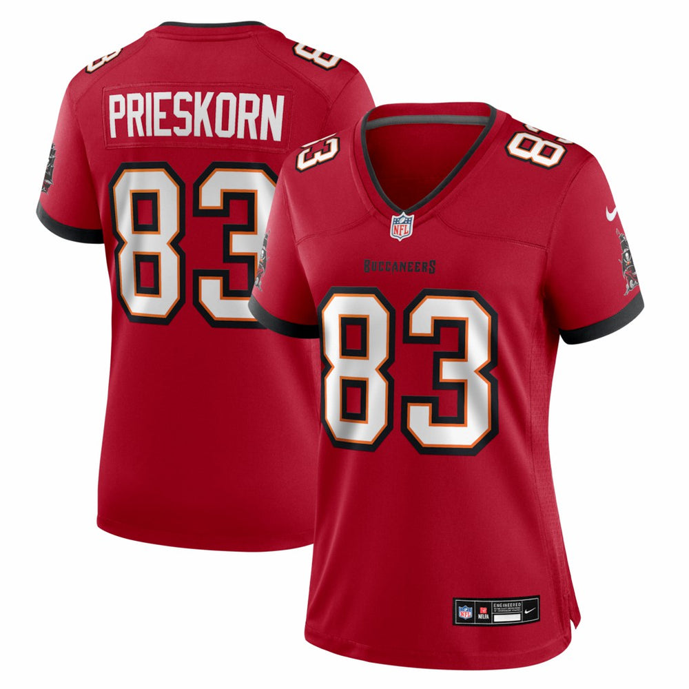 Caden Prieskorn Tampa Bay Buccaneers Women's Team Game Jersey - Red | Nike outlet
