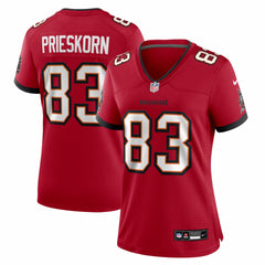 Caden Prieskorn Tampa Bay Buccaneers Women's Team Game Jersey - Red | Nike outlet