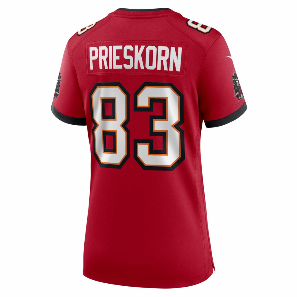 Caden Prieskorn Tampa Bay Buccaneers Women's Team Game Jersey - Red | Nike outlet