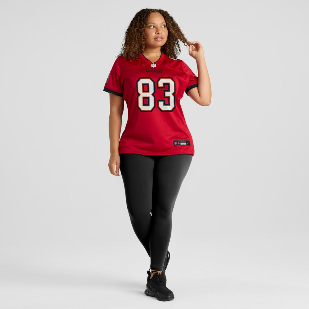 Caden Prieskorn Tampa Bay Buccaneers Women's Team Game Jersey - Red | Nike outlet