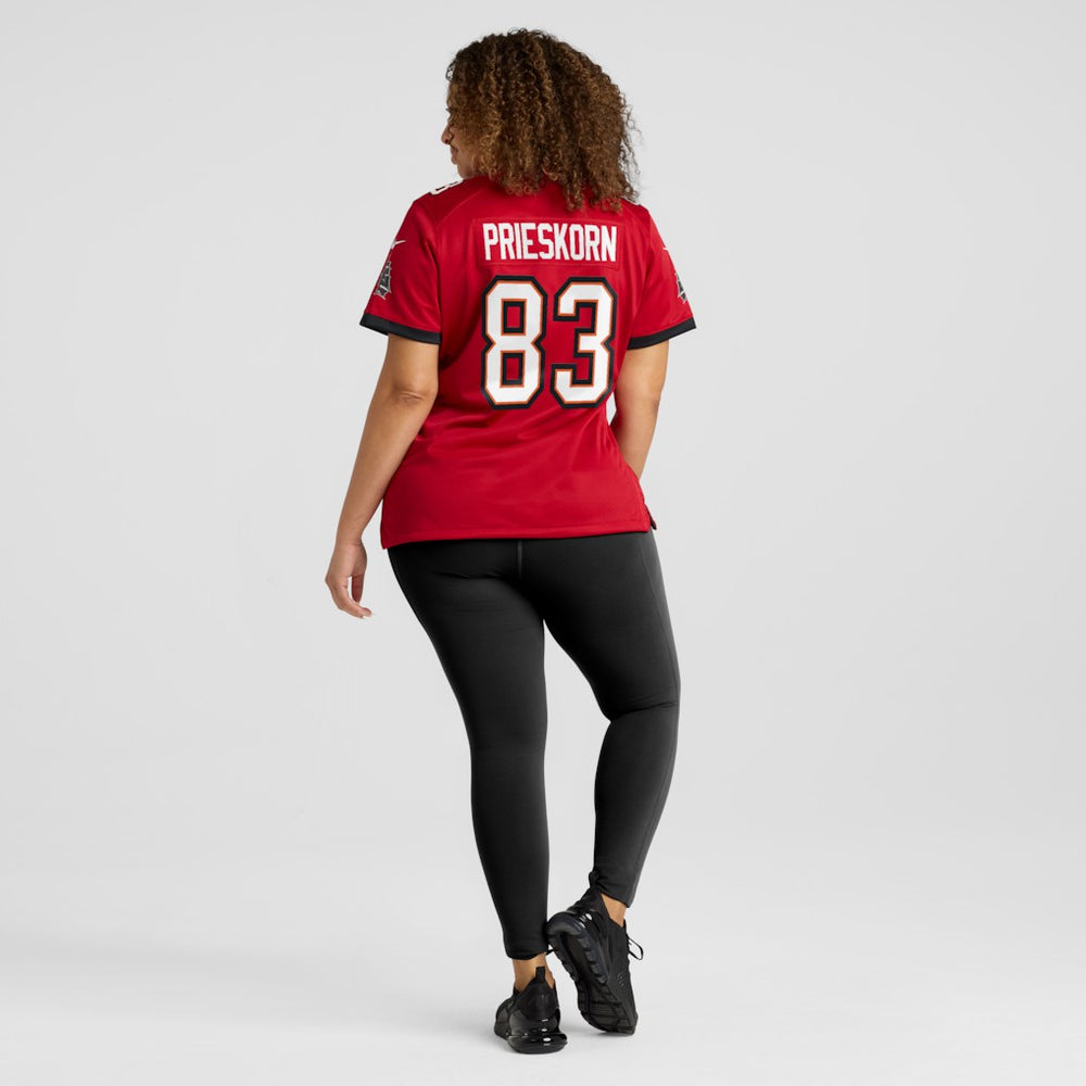 Caden Prieskorn Tampa Bay Buccaneers Women's Team Game Jersey - Red | Nike outlet