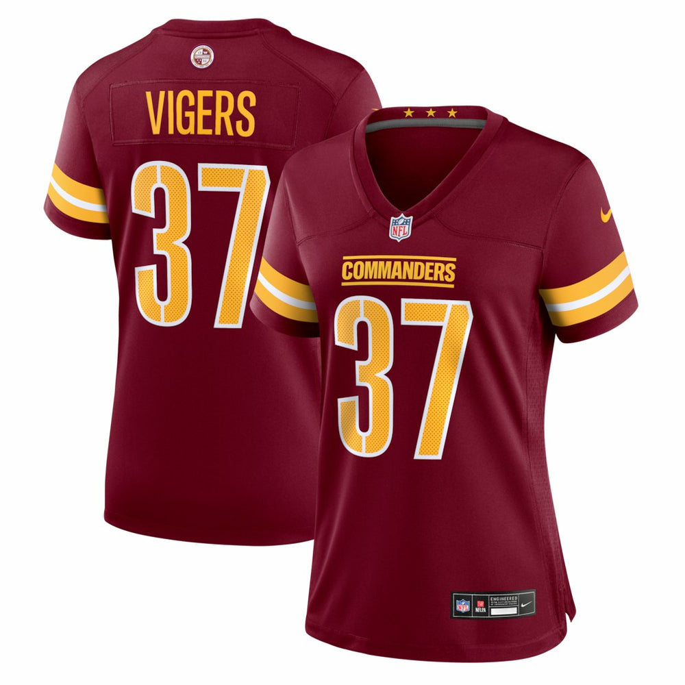 Car'lin Vigers Washington Commanders Women's Team Game Jersey - Burgundy | Nike outlet