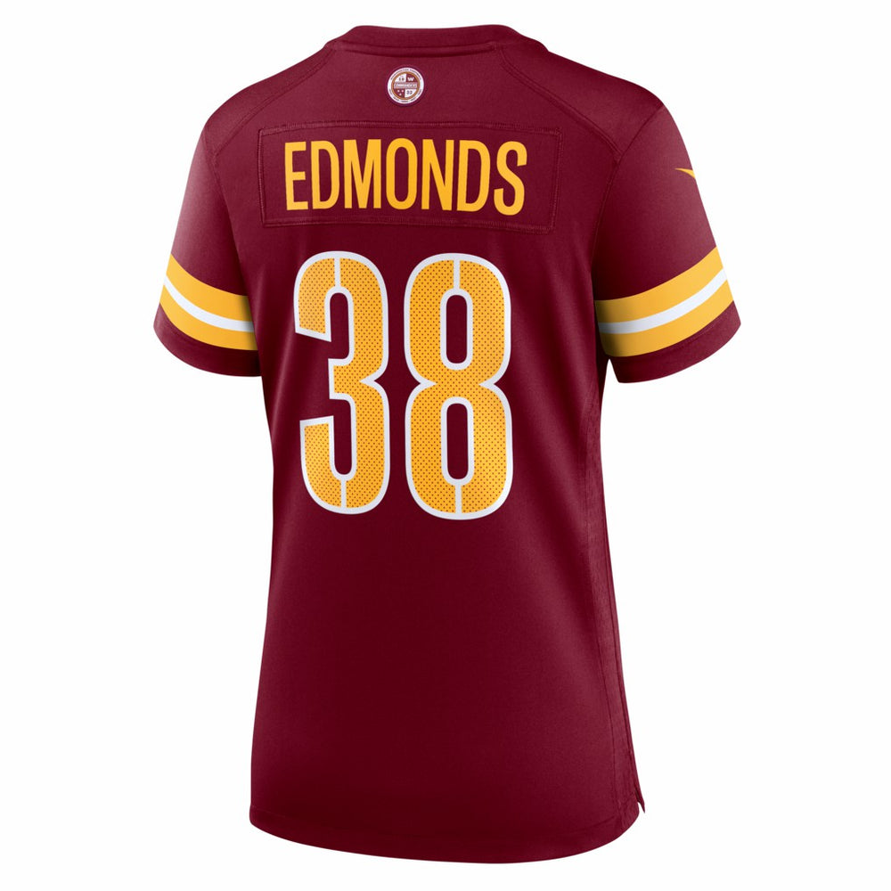 Chase Edmonds Washington Commanders Women's Team Game Jersey - Burgundy | Nike for sale