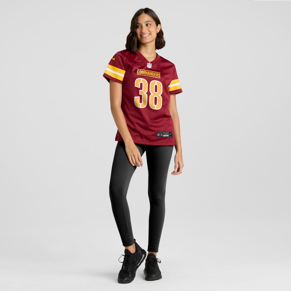 Chase Edmonds Washington Commanders Women's Team Game Jersey - Burgundy | Nike for sale