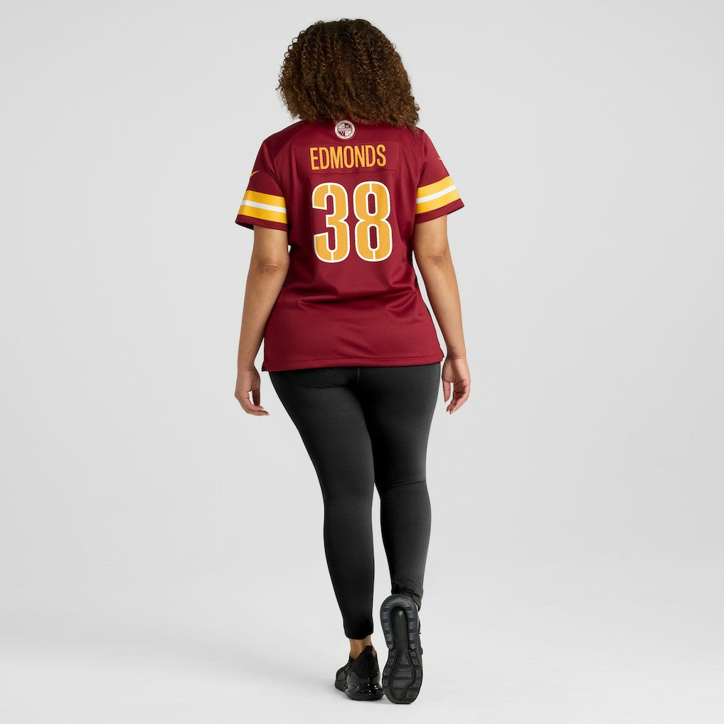Chase Edmonds Washington Commanders Women's Team Game Jersey - Burgundy | Nike for sale