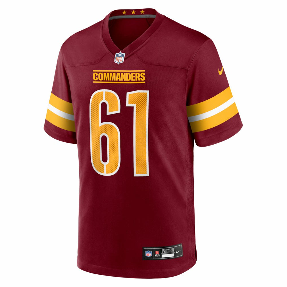 Tyler Cooper Washington Commanders Team Game Jersey - Burgundy | Nike for sale