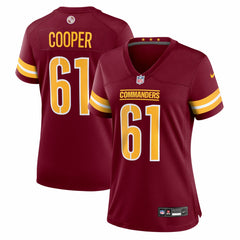 Tyler Cooper Washington Commanders Women's Team Game Jersey - Burgundy | Nike on sale