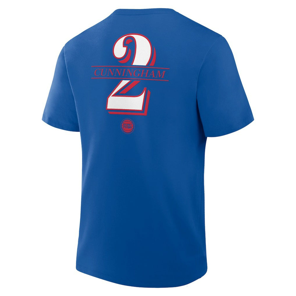 Cade Cunningham Detroit Pistons In The Paint Name & Number T-Shirt sale - Blue | Fanatics discount