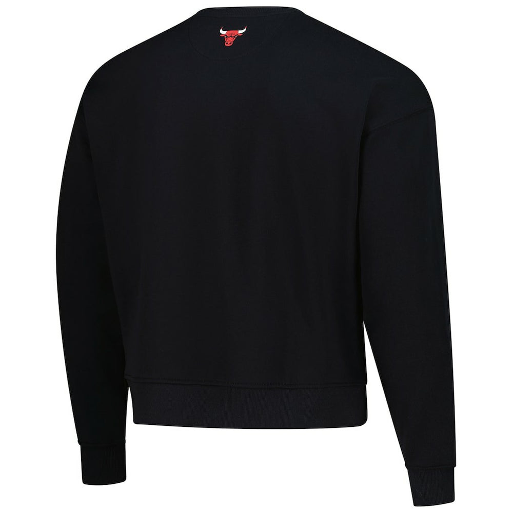 Chicago Bulls Terez Unisex Oversized Gemstone Logo Sweatshirt - Black outlet