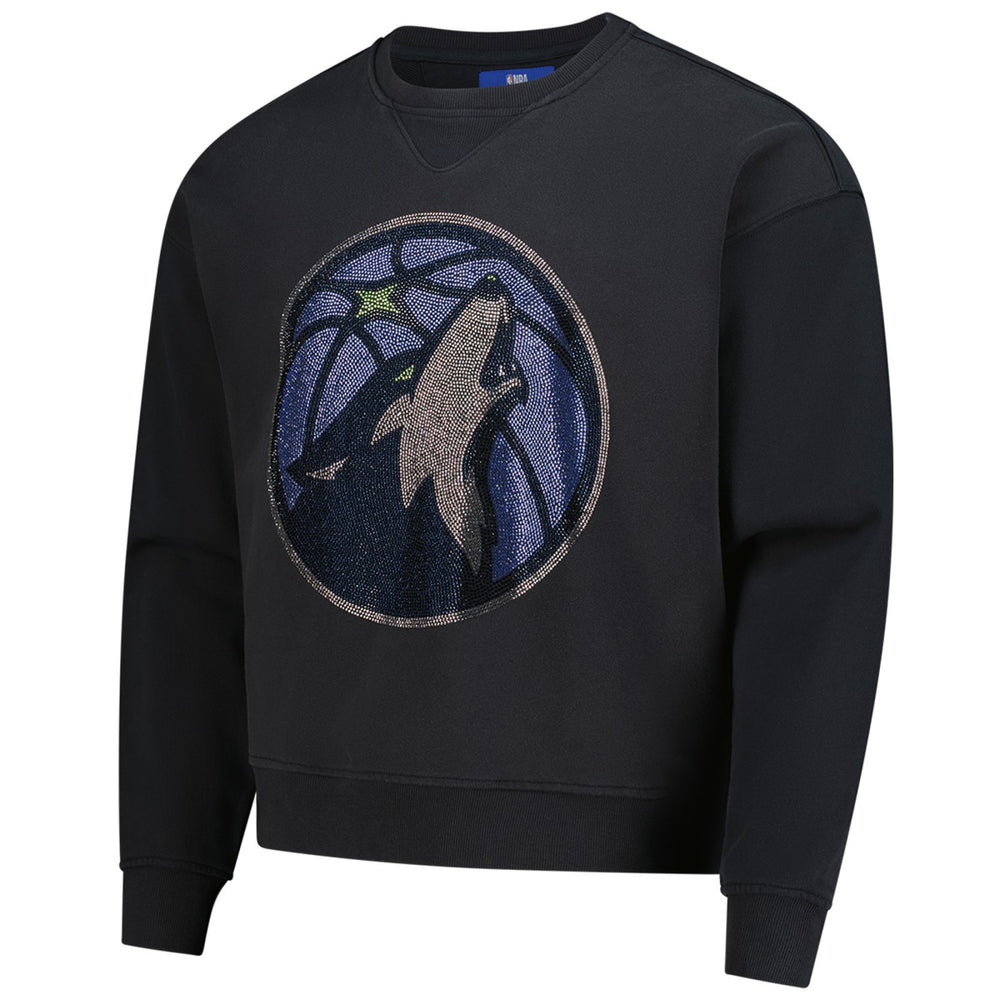 Minnesota Timberwolves Terez Unisex Oversized Gemstone Logo Sweatshirt - Charcoal on sale