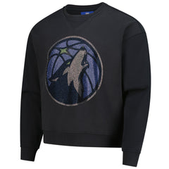 Minnesota Timberwolves Terez Unisex Oversized Gemstone Logo Sweatshirt - Charcoal on sale
