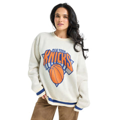 New York Knicks Terez Unisex Oversized Sweater - Cream online