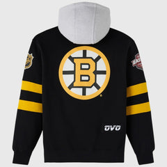 Boston Bruins OVO x NHL Fleece Hoodie Black